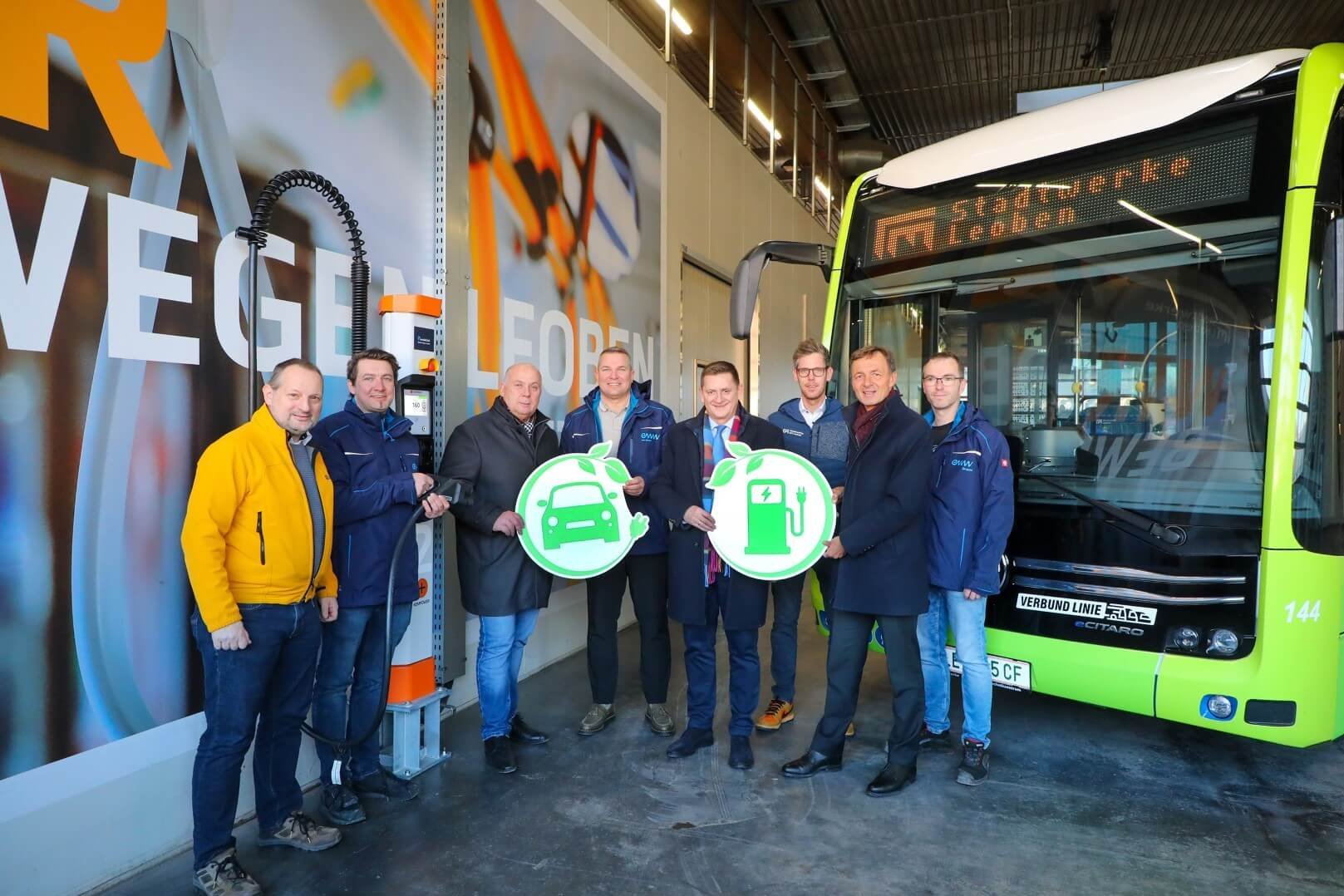 Leoben E-Ladeinfrastruktur für Busse